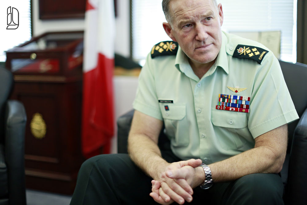 Canada's Chief of the Defence Staff General Walt Natynczyk in Ottawa