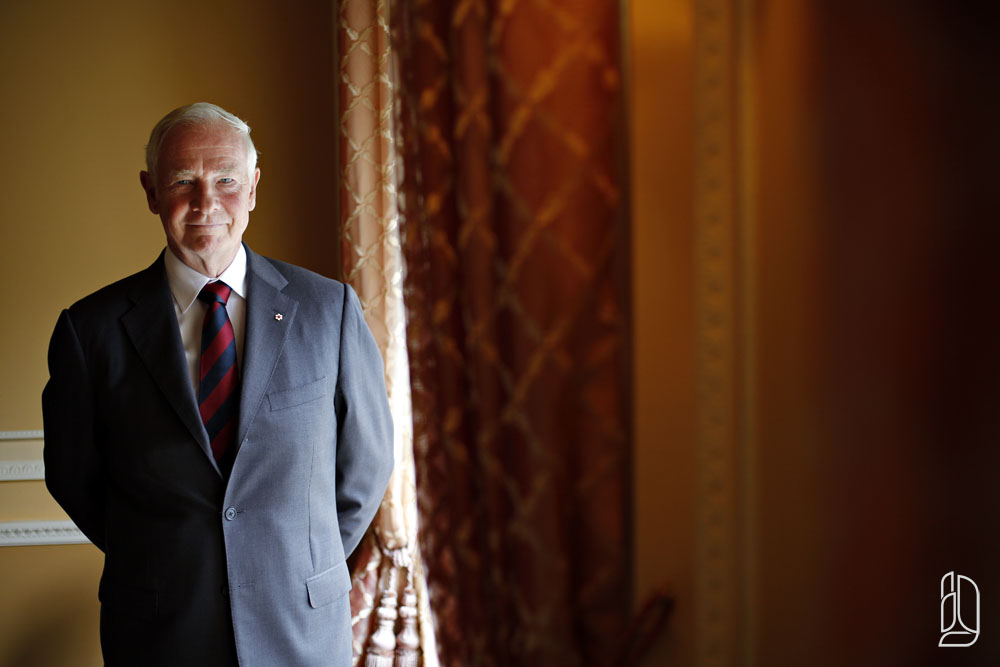 Canada's Governor General David Johnston at Rideau Hall